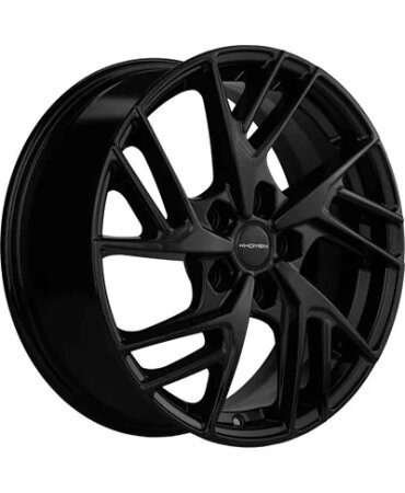 Диск литой Khomen Wheels KHW1722 (Chery Tiggo 7pro/Exeed LX) 17x6.5J/5x108 D60.1 ET33 Black