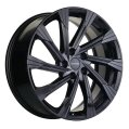 Диск литой Khomen Wheels KHW1901 (Exeed VX/TXL/LX) 19x7.5J/5x108 D65.1 ET36 Black