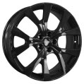 Диск литой Khomen Wheels KHW1906 (Dongfeng AX7) 19x7.0J/5x108 D65.1 ET45 Black