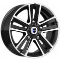 Диск литой КиК Арена (КС864) 16x6.5J/5x139.7 D98 ET40 Алмаз черный SK для CHEVROLET Niva