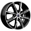 Диск литой КиК Арнар 15x6.0J/4x98 D58.5 ET35 алмаз черный
