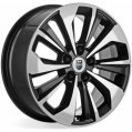 Диск литой КиК Авиор (КС936) 17x7.0J/5x114.3 D60.1 ET35 алмаз черный для TOYOTA Harrier