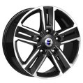 Диск литой КиК Backfire (КС763) 18x8.0J/5x114.3 D67.1 ET45 алмаз черный