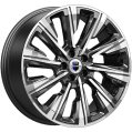 Диск литой КиК Галего (КС1039) 19x7.5J/5x114.3 D67.1 ET45 алмаз чёрный для MAZDA 6