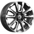 Диск литой КиК КС1026 16x6.5J/4x100 D60.1 ET43 алмаз чёрный для GREAT WALL Hover M4