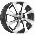Диск литой КиК КС893 16x6.0J/4x100 D60.1 ET41 алмаз черный для KAIYI X3 Pro