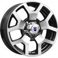 Диск литой КиК Намиб 18x7.0J/5x139.7 D108.6 ET35 алмаз черный