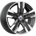 Диск литой КиК Висмут 16x7.0J/5x112 D66.6 ET35 алмаз чёрный для MERCEDES SLC-Klasse