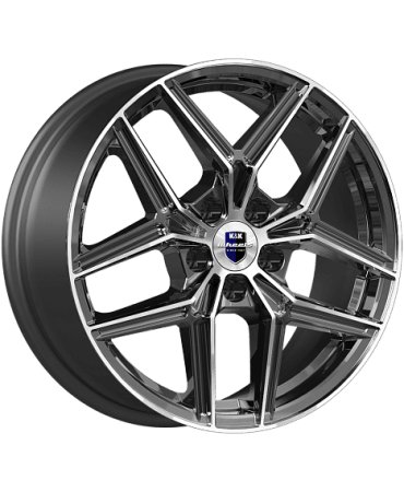 Диск литой КиК Юнион 17x7.0J/5x112 D57.1 ET40 алмаз чёрный