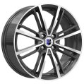 Диск литой КиК Эрфурт-оригинал (КС 903) 17x7.0J/4x100 D60.1 ET43 алмаз черный для LADA (ВАЗ)