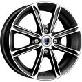Диск литой КиК Флэш 14x5.0J/4x98 D58.5 ET35 алмаз черный для FIAT Panda