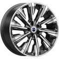 Диск литой КиК Галего (КС1039) 19x7.5J/5x114.3 D66.6 ET37 алмаз черный для MITSUBISHI