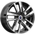 Диск литой КиК Хант 15x6.0J/4x100 D54.1 ET46 алмаз черный
