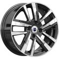 Диск литой КиК Хант 15x6.0J/4x100 D60.1 ET40 алмаз черный