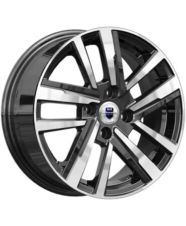 Диск литой КиК Хант 15x6.0J/4x100 D67.1 ET45 алмаз черный