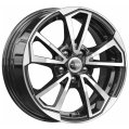 Диск литой КиК KC1005 15x6.0J/5x100 D57.1 ET40 алмаз черный