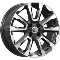 Диск литой КиК KC1026 16x6.5J/4x100 D60.1 ET50 алмаз черный для RENAULT Laguna Grandtour