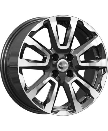 Диск литой КиК KC1026 16x6.5J/4x100 D60.1 ET43 алмаз черный