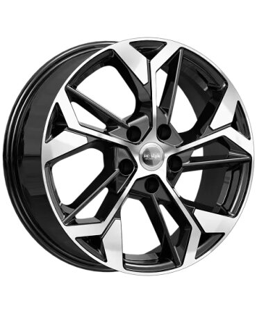 Диск литой КиК KC1062 17x6.5J/5x114.3 D67.1 ET45 алмаз черный