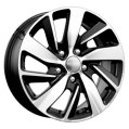 Диск литой КиК КС741 16x6.5J/5x114.3 D66.1 ET47 алмаз черный для TOYOTA Mark II