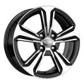 Диск литой КиК КС777 15x6.0J/4x100 D54.1 ET48 алмаз черный