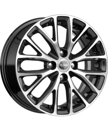 Диск литой КиК КС782 15x6.0J/4x100 D54.1 ET46 алмаз черный