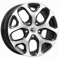 Диск литой КиК КС869 (Corolla) 16x6.5J/5x114.3 D60.1 ET45 алмаз черный для TOYOTA Ipsum