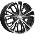 Диск литой КиК КС873 17x7.5J/5x114.3 D67.1 ET46 алмаз черный для INFINITI G37