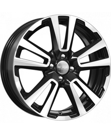 Диск литой КиК КС874 17x6.5J/4x100 D60.1 ET43 алмаз черный