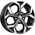 Диск литой КиК КС878 16x6.5J/5x114.3 D67.1 ET45 алмаз черный для KIA Seltos