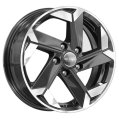 Диск литой КиК KC979 16x6.0J/5x114.3 D67.1 ET43 алмаз черный для TOYOTA Mark II Qualis
