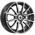 Диск литой КиК Квант (KC960) 14x5.5J/4x100 D56.6 ET40 алмаз черный для MAZDA Demio