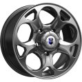 Диск литой КиК Линкс (KC646) 16x7.0J/5x139.7 D108.6 ET35 Dark platinum для УАЗ 3164 Patriot Sport
