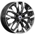 Диск литой КиК Морейн 17x6.5J/5x108 D60.1 ET33 алмаз черный для KAIYI X3
