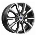 Диск литой КиК Портер (КС906) 18x7.5J/5x108 D60.1 ET47 алмаз черный для XCITE