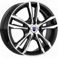 Диск литой КиК Samara-оригинал (КС866) 16x6.0J/4x100 D54.1 ET49 Алмаз черный SK для HYUNDAI Solaris