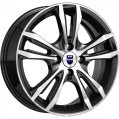 Диск литой КиК Samara (КС866) 16x6.0J/4x98 D58.5 ET35 Алмаз черный