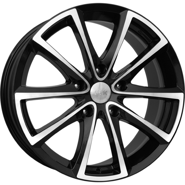 Диск литой КиК КС883 18x7.0J/5x114.3 D66.1 ET40 дарк платинум для CHANGAN UNI-S