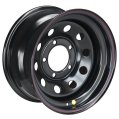 Диск штамп. Off-Road Wheels Toyota Land Cruiser 100 16x8.0J/5x150 D113 ET-14 Черный