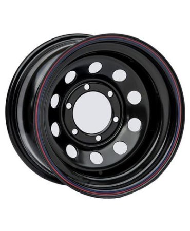 Диск штамп. Off-Road Wheels Toyota/Nissan 17x8.0J/6x139.7 D110 ET-10 Черный