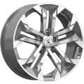 Диск литой Premium Series КР015 (Geely Tugella) 19x7.5J/5x108 D63.35 ET46 Diamond Gloss Graphite