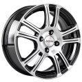 Диск литой X'trike X-105 15x6.0J/4x98 D58.5 ET35 BK/FP для LADA (ВАЗ)